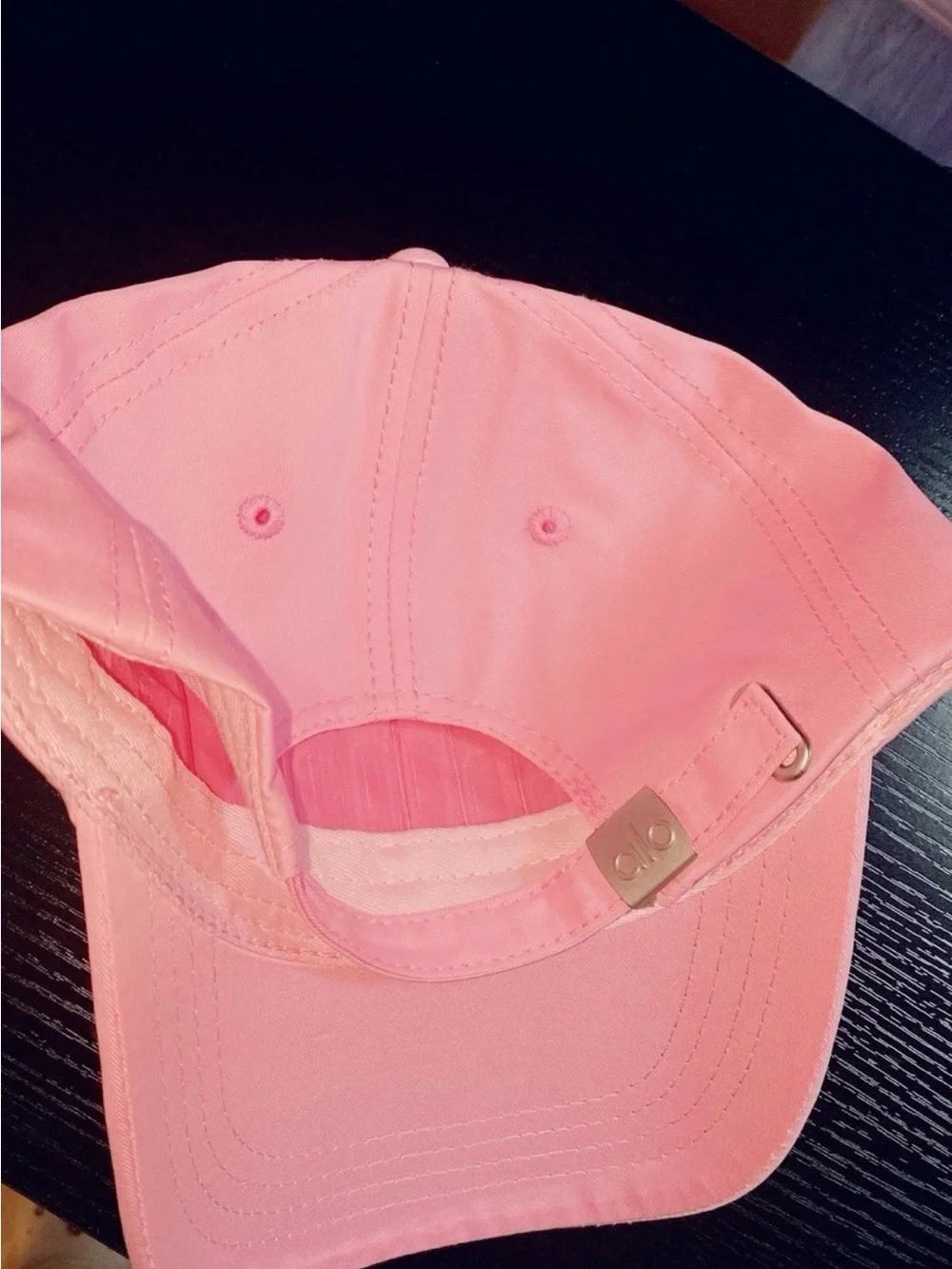 Pink ALO Adjustable Baseball Cap New With Tags